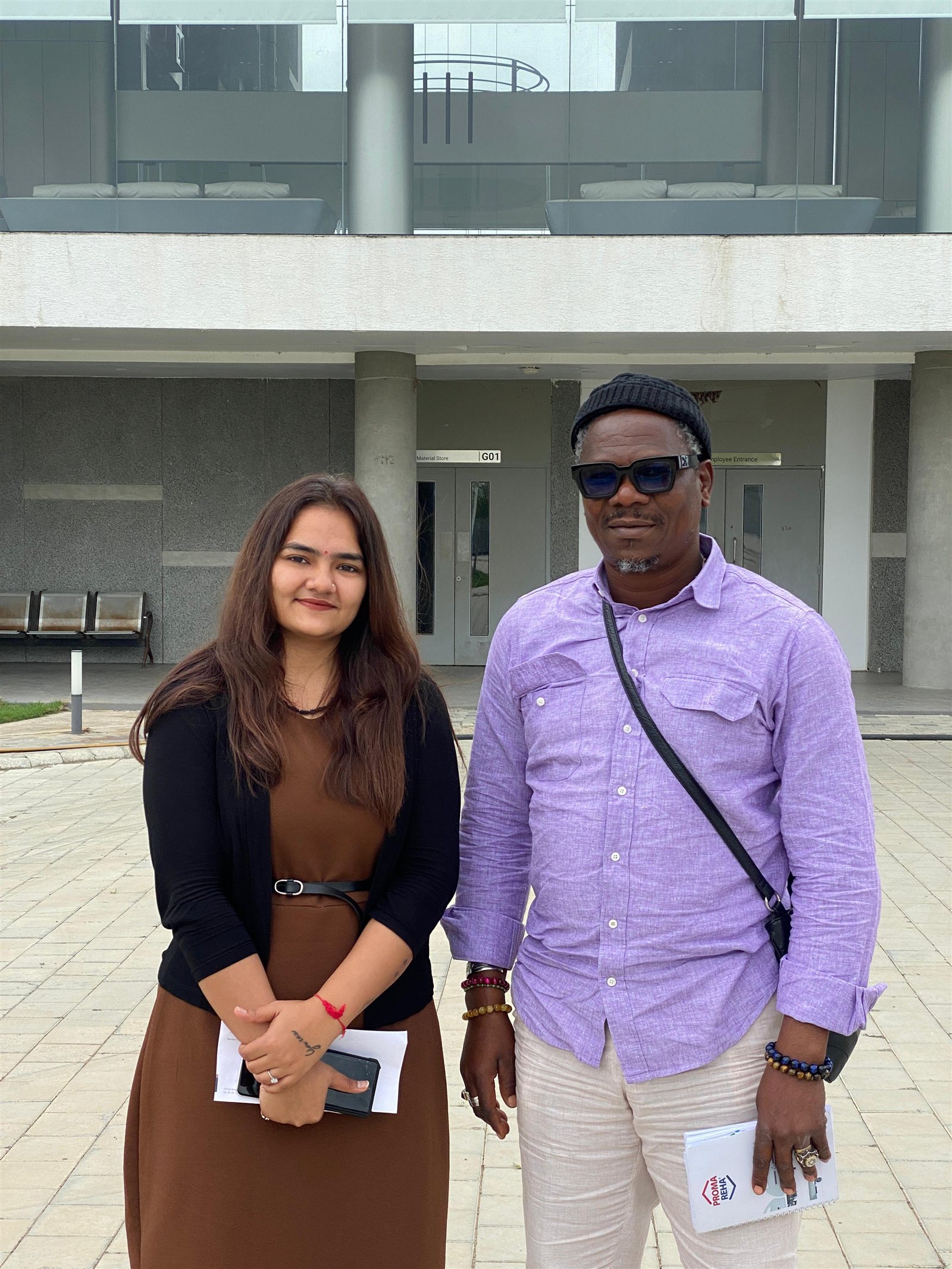 Amao Gbadamassi, directeur de GM OLA-OLOUWA & Fils Sarl, en visite chez un partenaire fournisseur international